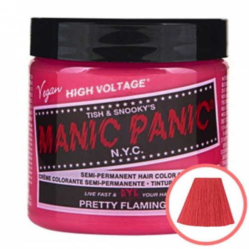 MANIC PANIC HIGH VOLTAGE CLASSIC CREAM FORMULAR HAIR COLOR (26 PRETTY FLAMINGO)